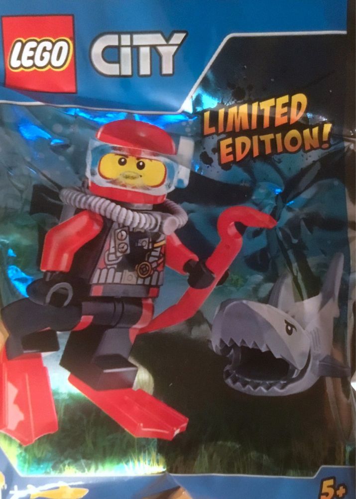 Lego City 951703  - Diver and Shark (2017) - Foil Pack
