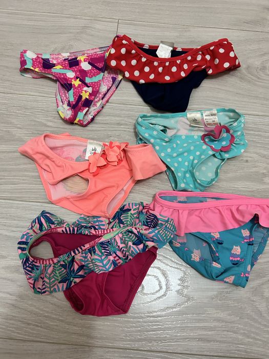 Set de 6 chilotei de plaja pentru fetite 12-24 luni