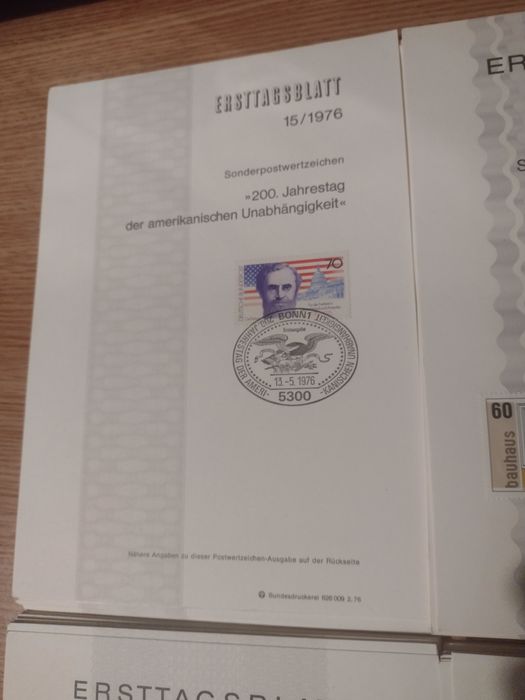 Timbre germania prima zi