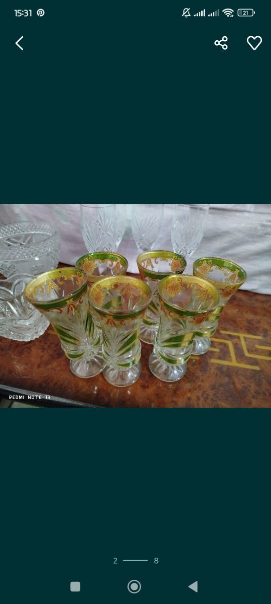 Хрустал чехский.