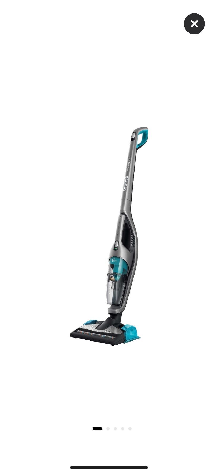 Aspirator si mop portabil PowerPro Aqua Philips 3 in 1