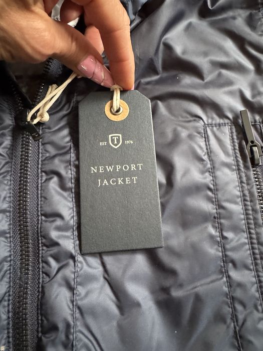 Оригинално мъжко черно яке NEWPORT  !