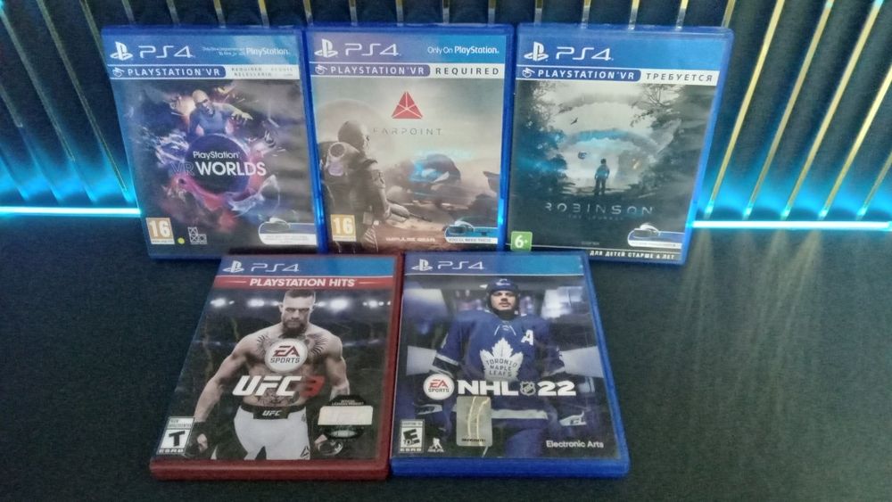Продаю 5 оригинальных дисков на Playstation 4