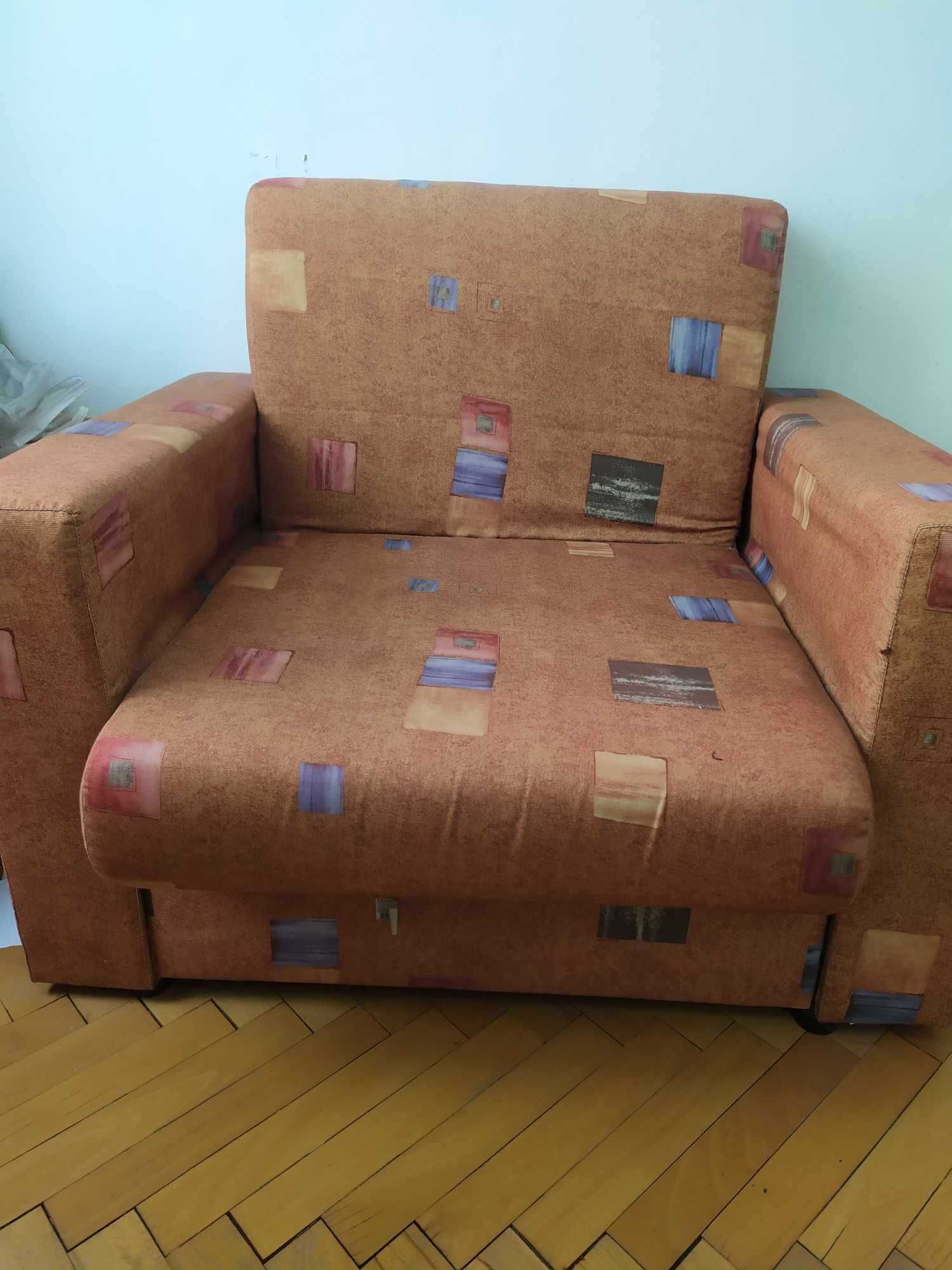 Ъглови легла с матраци + разтегателно кресло (фотьойл)