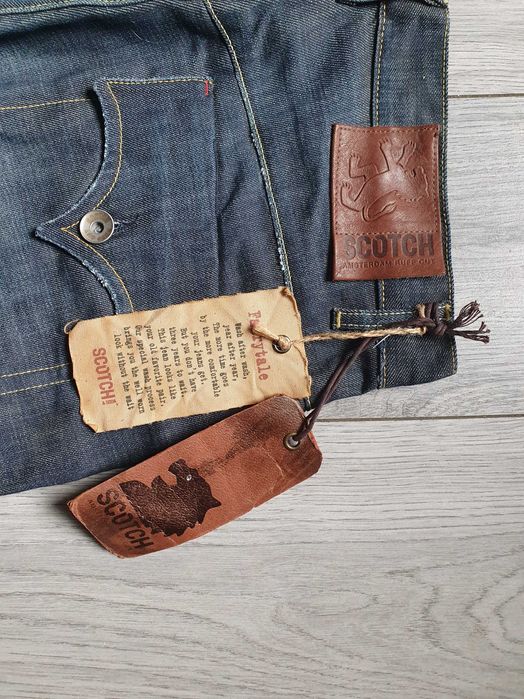 (NOU) Blugi barbati SCOTCH Loose Baggy Fit - Marimea 33 (Talie 89 cm)