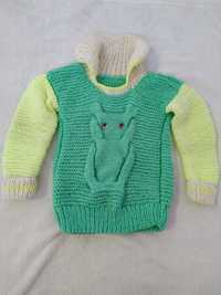 Вязаный Новый свитер на малыша 2-3 года