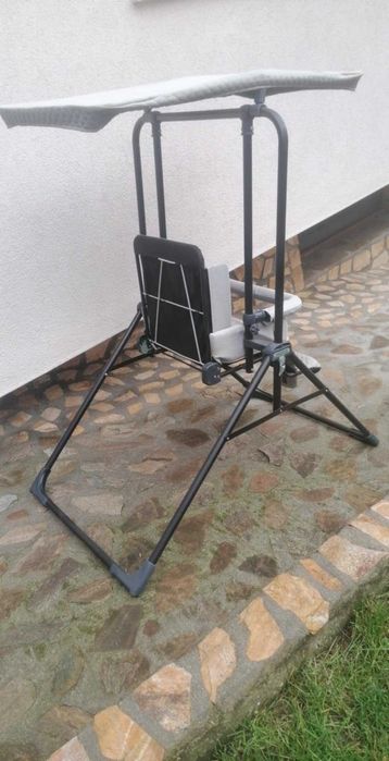 Детска  градинска люлка тип столче със сенник