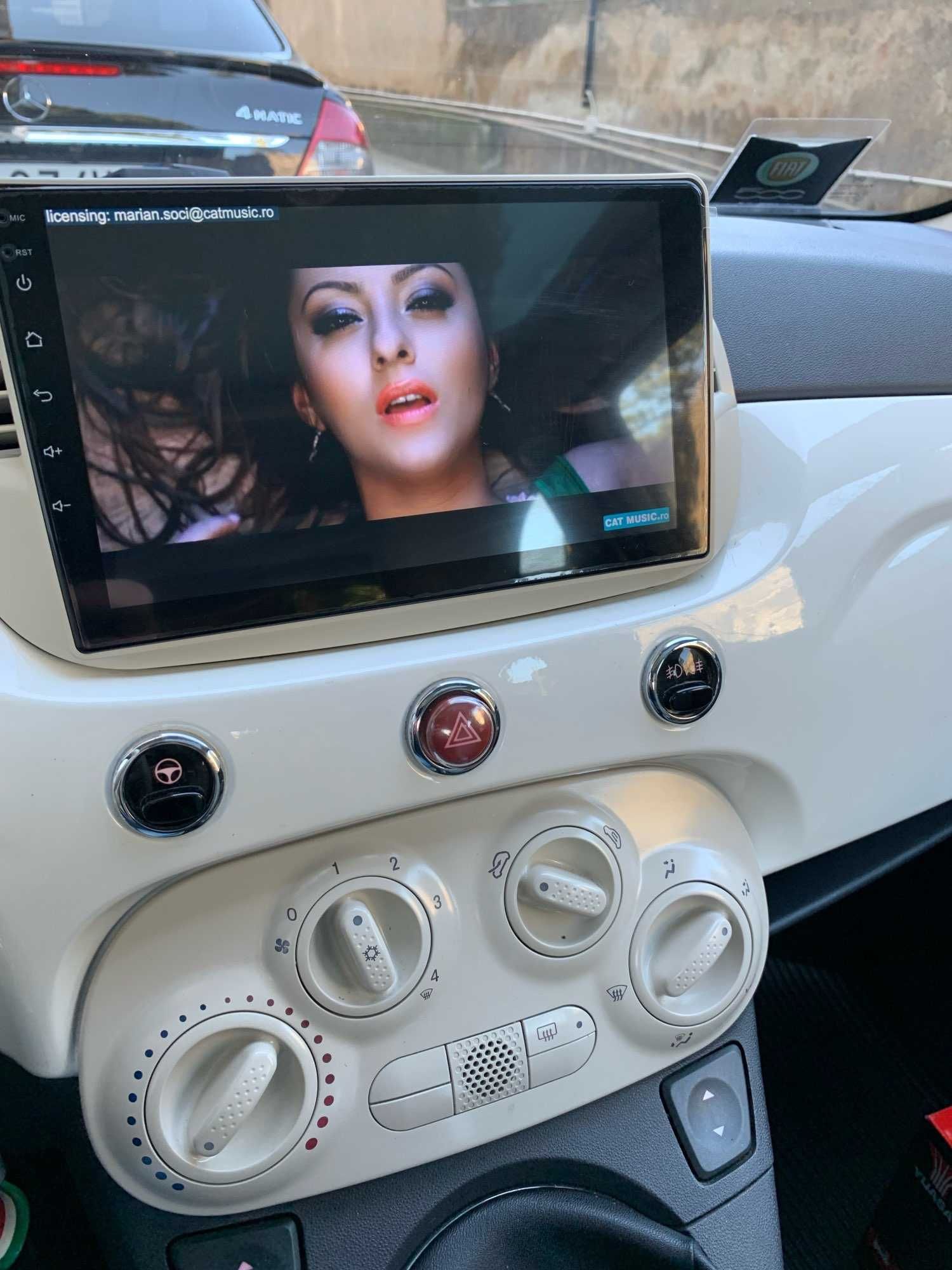 Navigatie Fiat 500 ( 2007 - 2015 ) Noua Garantie Camera Marsarier