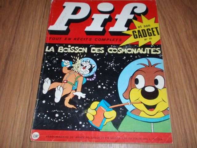 списания/комикси "Pif Gadget" (с липси) и "Super Hercule"