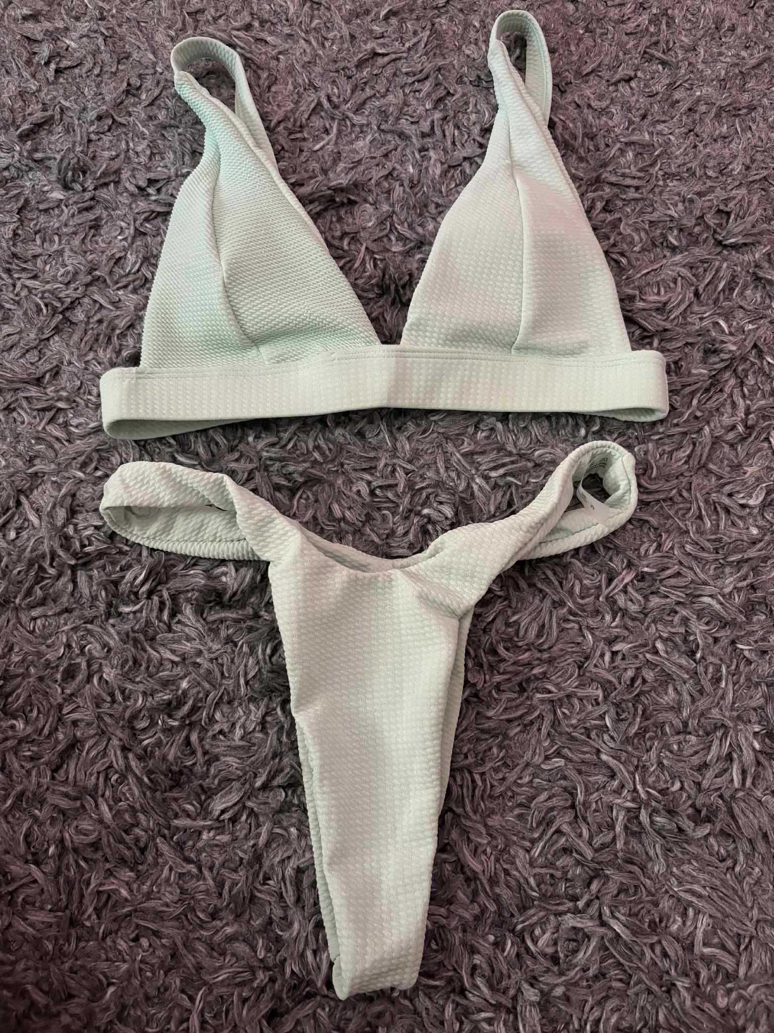 Зелен бански от 2 части от Shein
