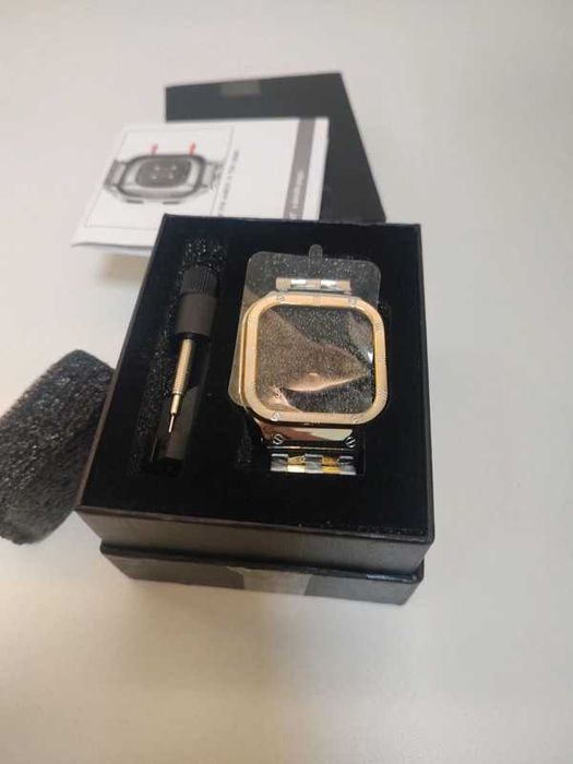 Carcasa si curea metal pentru Fitbit Sense 2, Versa 2 3 4