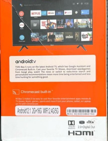 Медиаплеер android Tv stick 4k