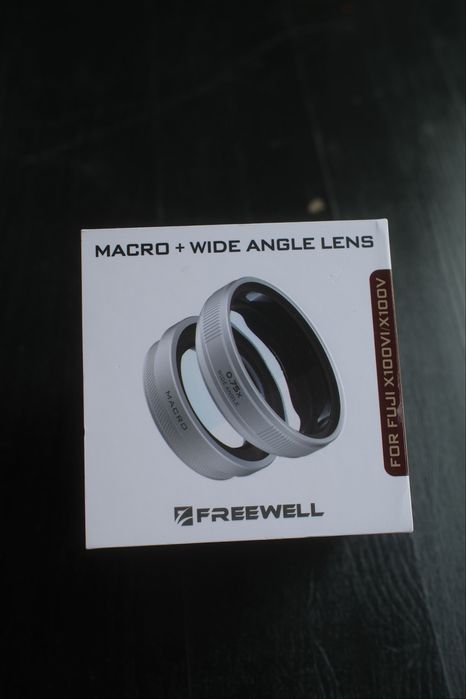 Freewell 2-in1 wide angle macro lens Fuji x100
