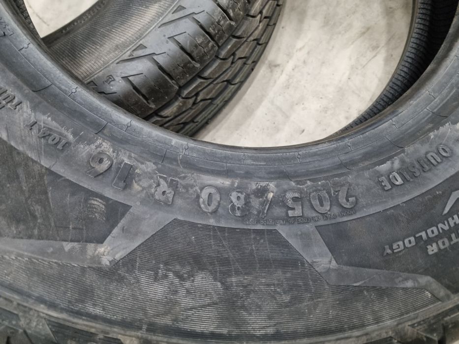 2 anvelope vara noi General 205 80 16