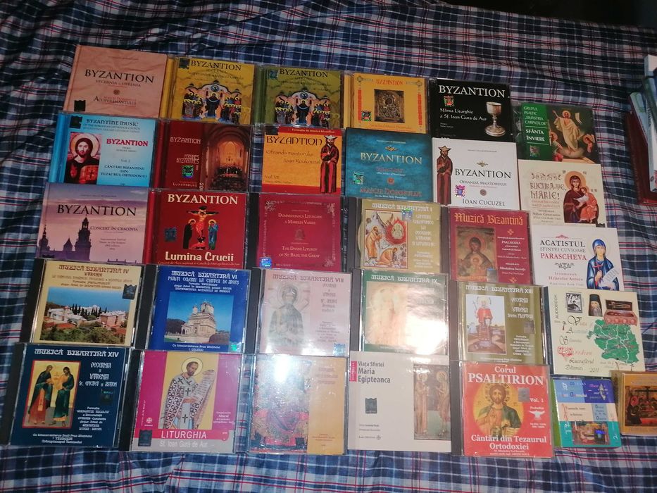 CD originale Muzică Bizantină Psaltică Religioasă