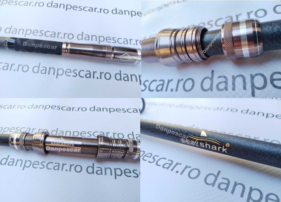 Lanseta carbon Eastshark Tele Carp 3,90m A160-360gr mandrina culisanta