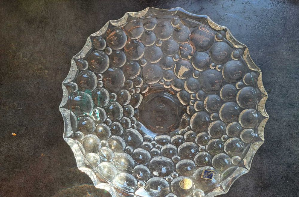 Bol din cristal de plumb „Lisboa” – 30 cm – Bohemia Jihlava, Cehia