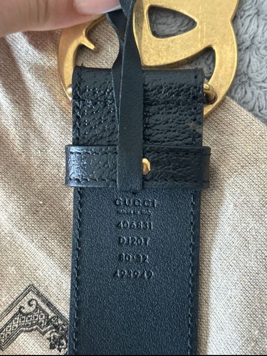 Нов оригинален Gucci колан – 80 см, с етикет и торбичка