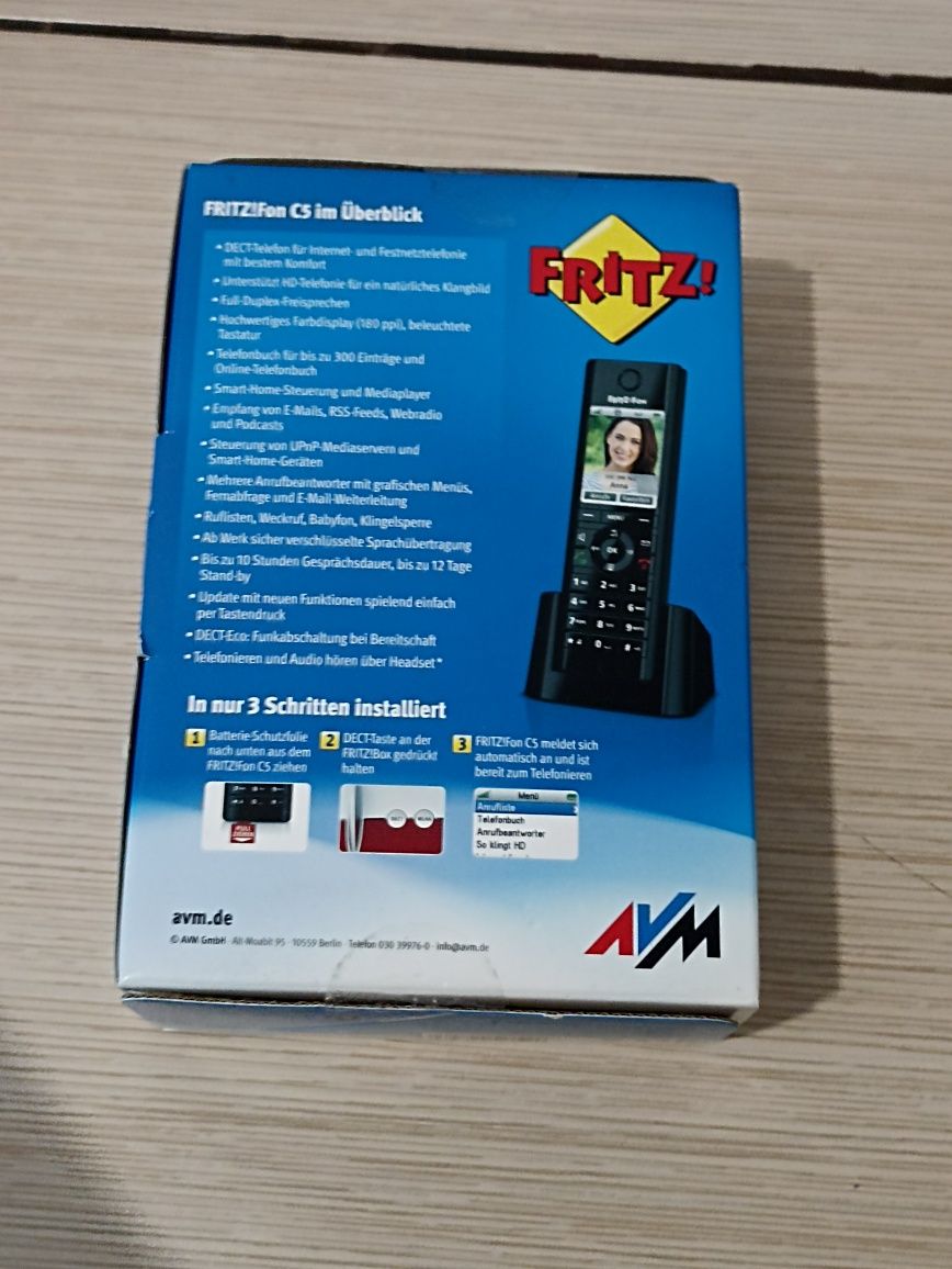 Telefon fix fara fir dect fritz fon c5