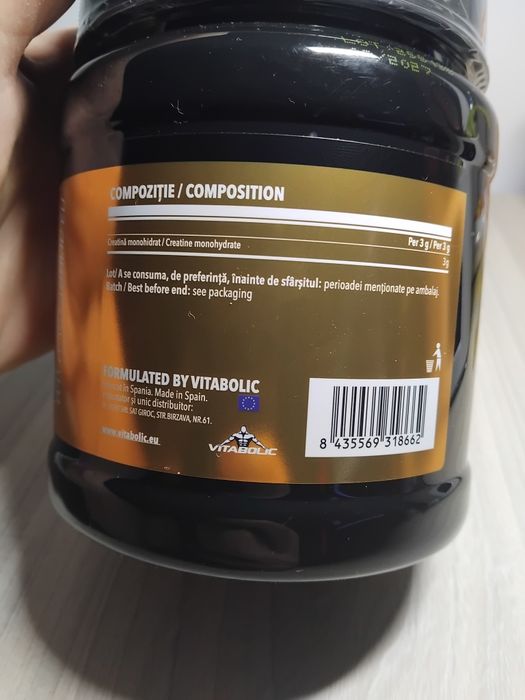 Creatina monohidrata sigilata Vitabolic 300g