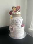Tort pampers, roz, 0-3 luni