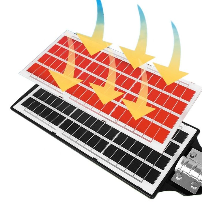 Солнечный светодиодный уличный фонарь интегрированный прожектор w150