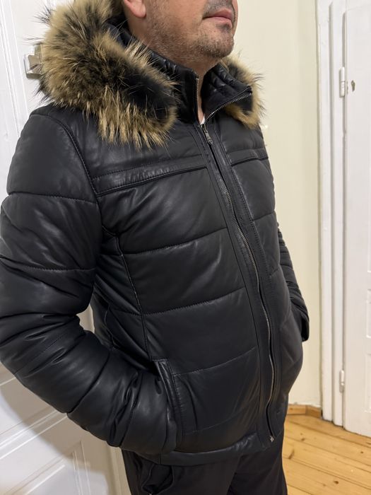 Мъжко Кожено Яке