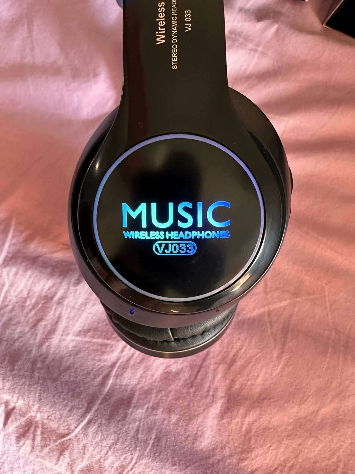 Мултифункционални слушалки VJ033, Bluetooth, FM,MP3,микрофон,mSD