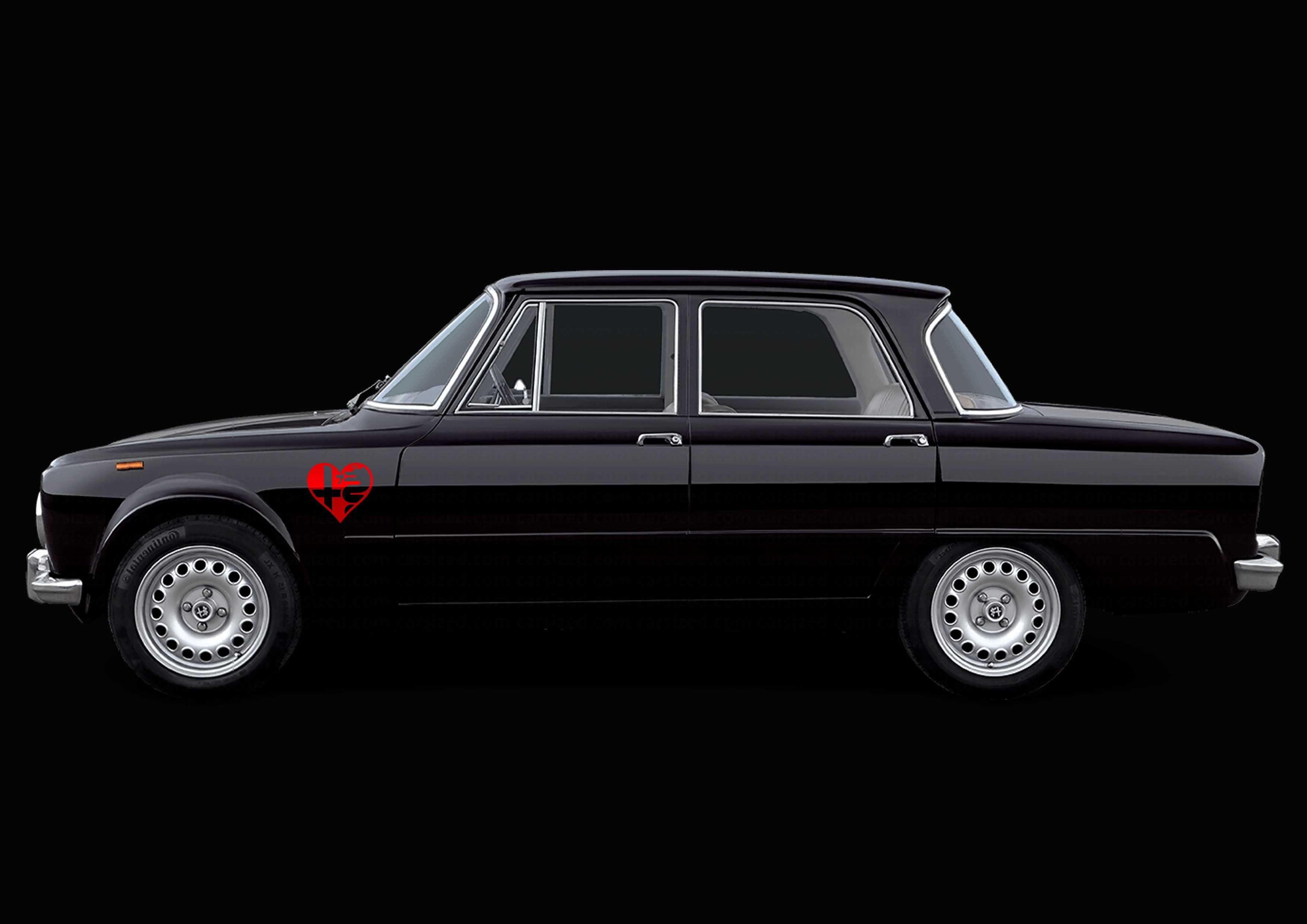 СТИКЕР за авомобил Alfa Romeo: "Спортно сърце"