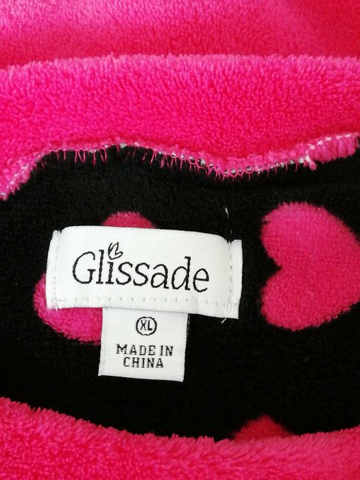 Мека пухкава блуза XL малинов цвят