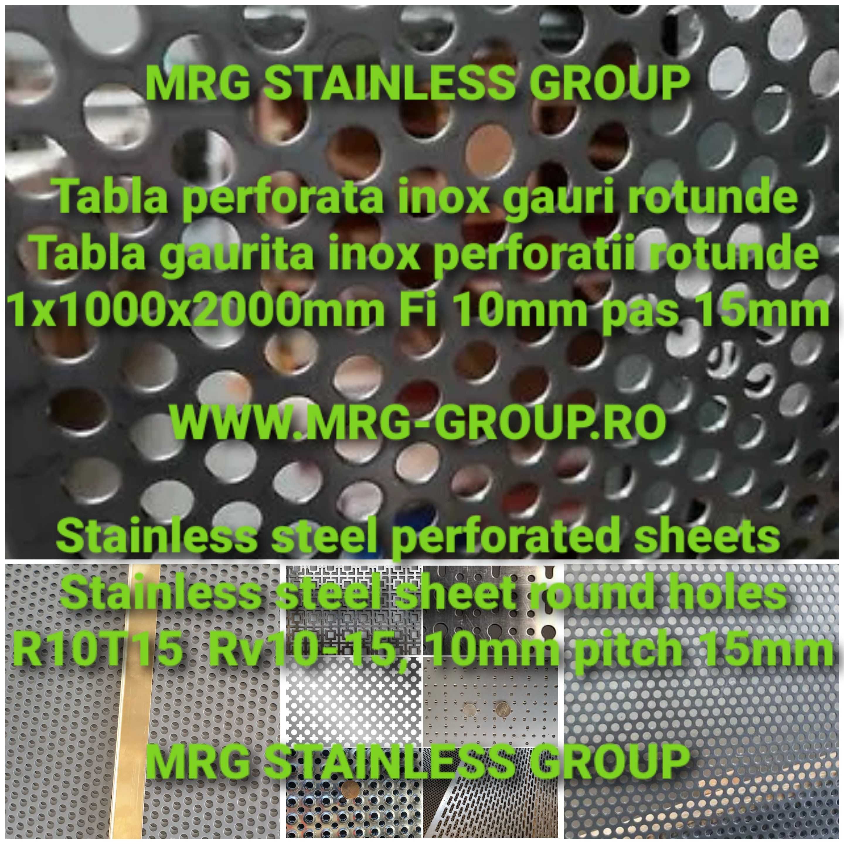 Table Perforate și Găurite din Oțel fi 3mm #1.5mm, Inox și Aluminiu