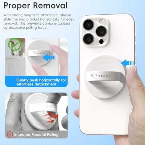 Нов Силиконов магнитен държач за MagSafe телефон, анти-падане и стойка