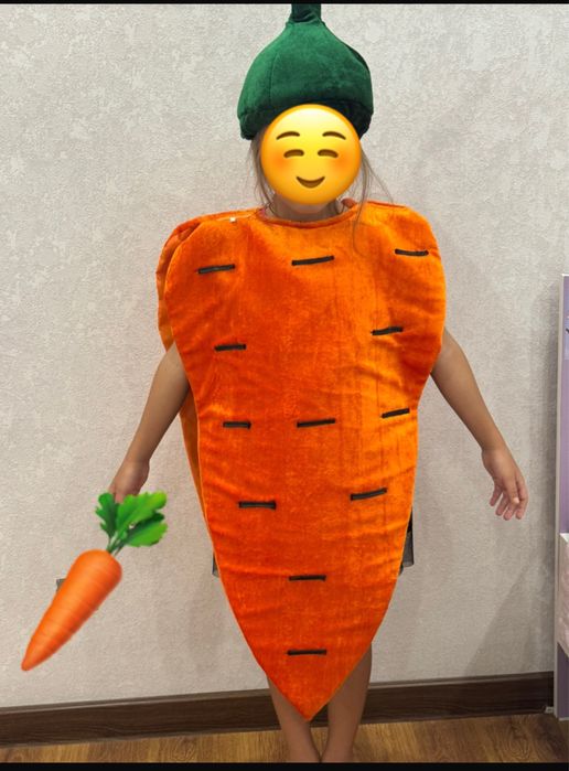 Костюм морковка 5000 тг