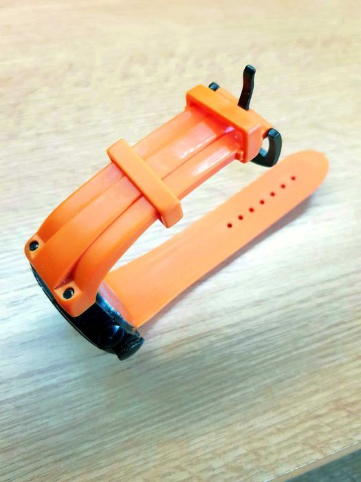 Ceas Barbatesc Detomaso Lago sport, cronograf, cu curea de Silicon