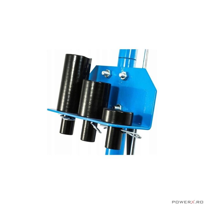 Cric 22 tone tip crocodil cu roti, hidraulic cu actionare pneumatica