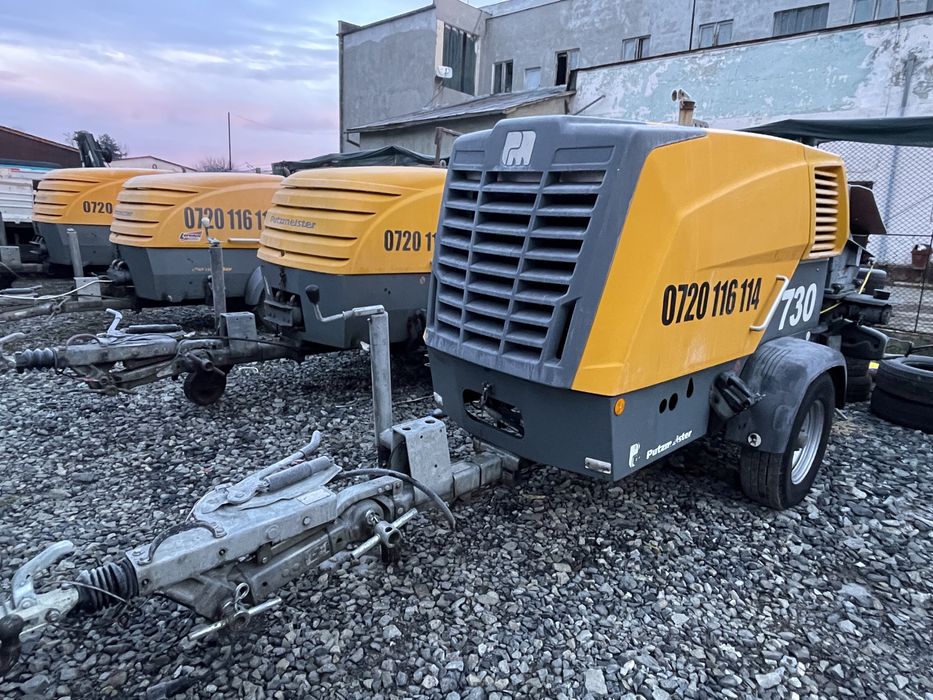 Pompa de beton stationara Putzmeister radier fundatii cofraj