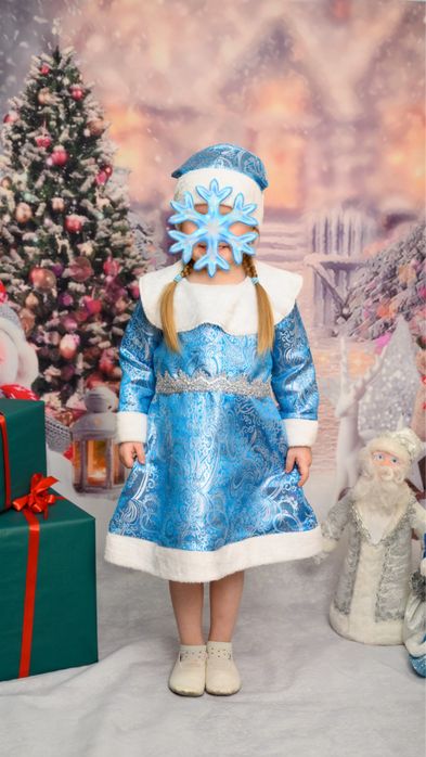 Костюм снегурочки р30  рост 90-100