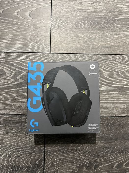 Casti gaming wireless Logitech G435 Lightspeed, Negru