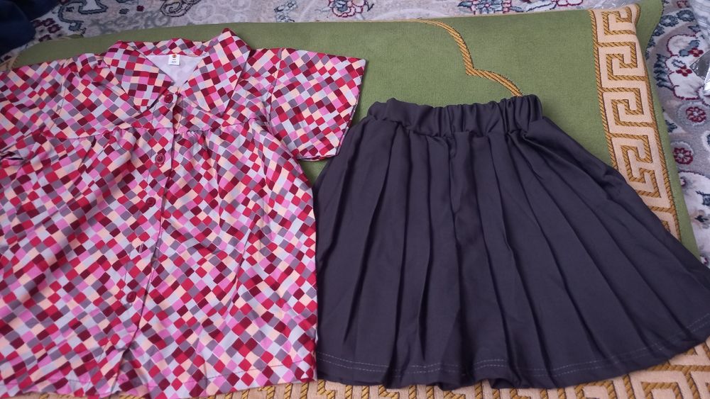 Детские вещи двойка платье майка шапка