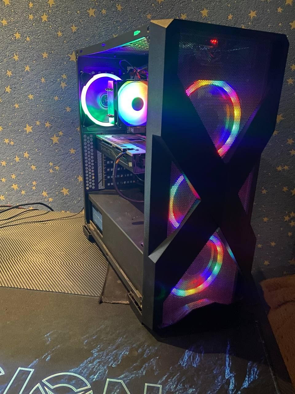 Игровой компьютер i3 8100 Rx 570