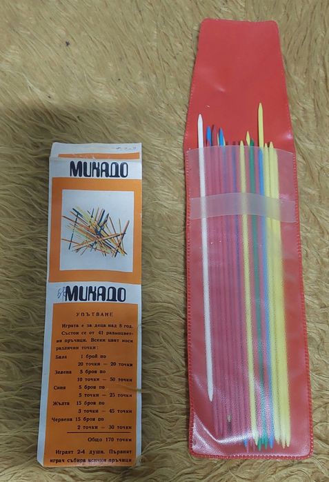 Стара Детска игра Микадо
Микадо,Mikado.Състояние