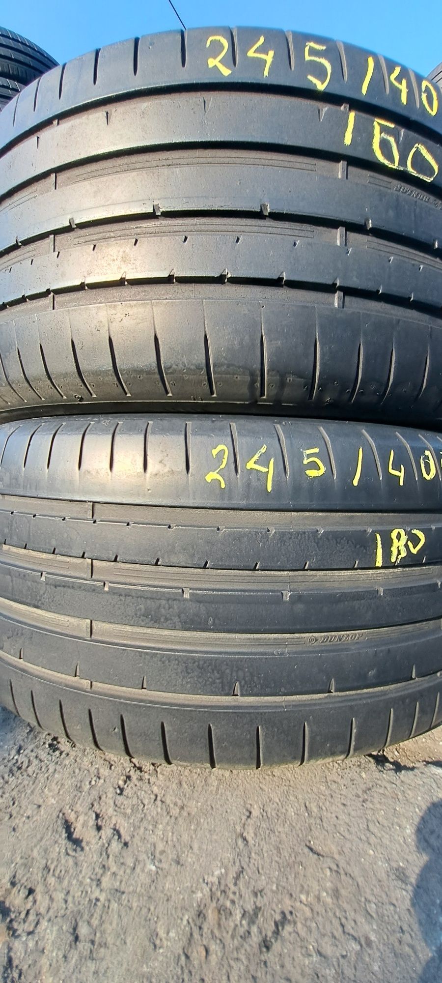 2 anvelope vara 245/40r18 Dunlop Montaj Gratuit