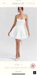 Rochie alba house of cb