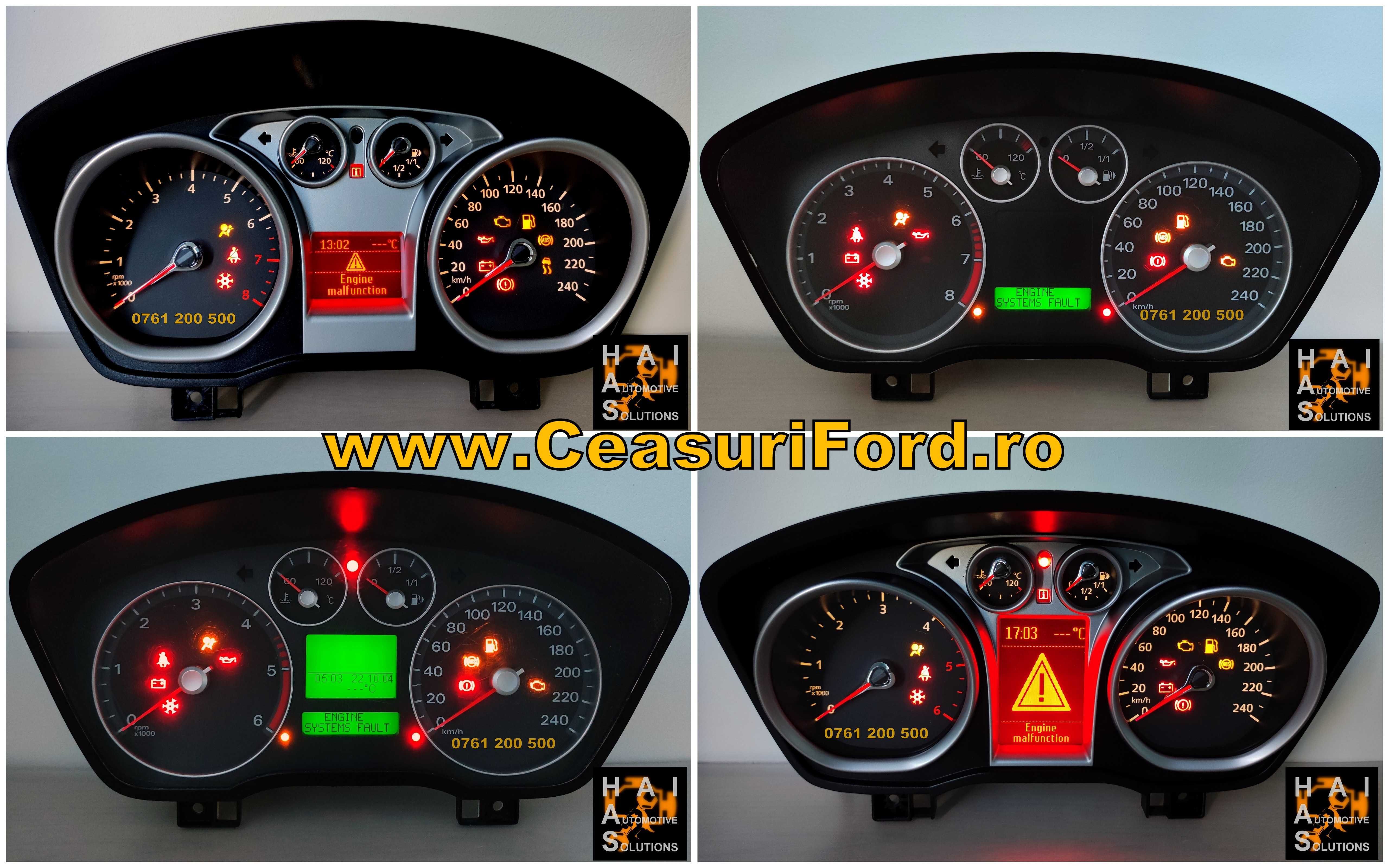 REPARATII ceasuri de bord FORD C-Max Focus Galaxy Kuga Mondeo S-Max