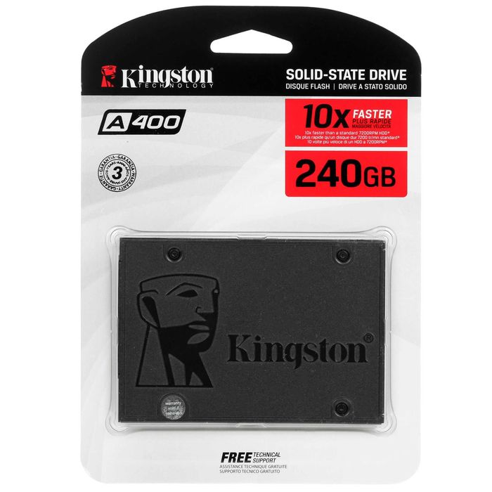 SSD Kingston 240Gb новый в упаковке с гарантией год.