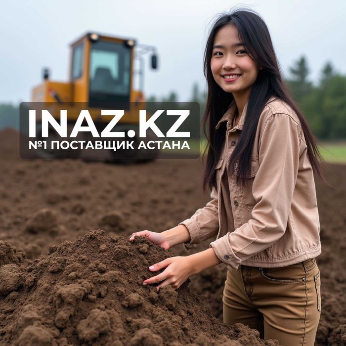 Грунт Астана чернозем рыжий строительный от 1000₸ доставка Inaz