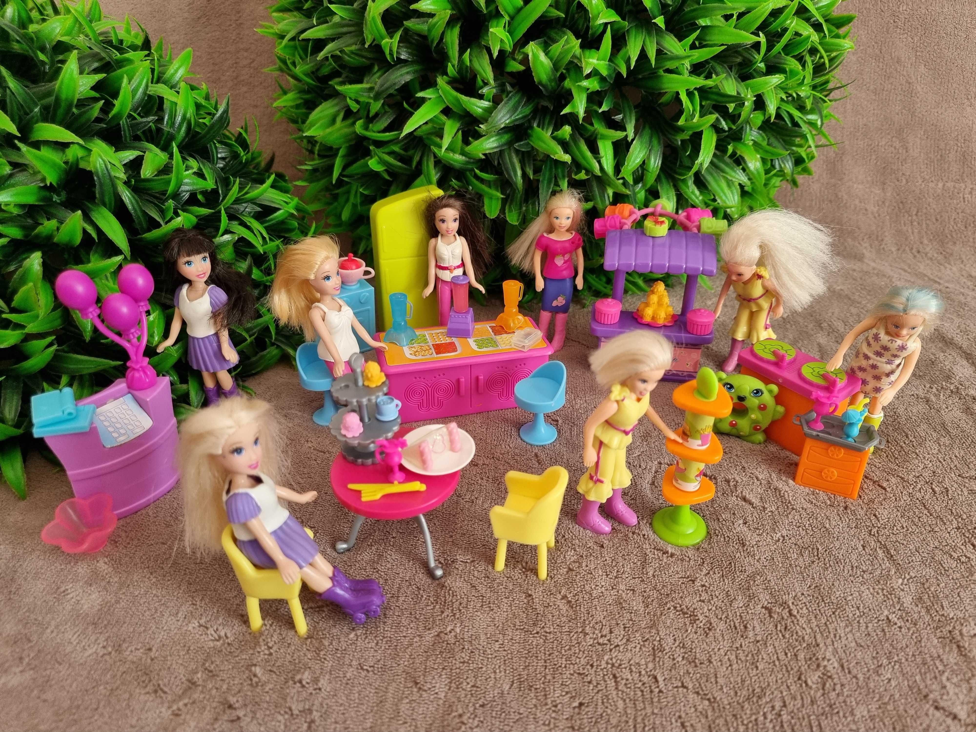 Papusi Mattel Polly Pocket ''La cofetarie'', 75 piese