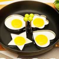 4 бр форми за поширани яйца , палачинки комплект пържени яйца на очи