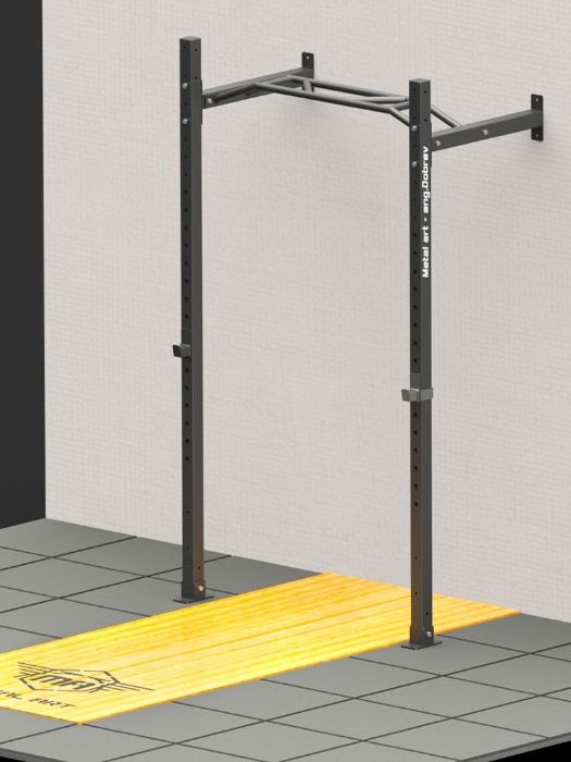 Стойка за клек с комбиниран лост за монтаж на стена - Squat Rack