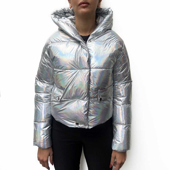 Ново! Дамско яке Tata Цвят Хром